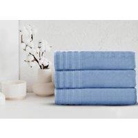 Velosso Everyday 100% Cotton Towels - Quick Dry & Water Absorbant in Blue