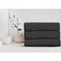 Velosso XXL Towel 100% Cotton Everyday Towel in Charcoal