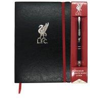 Liverpool FC A5 Notebook & Pen Set in Black