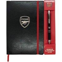 Arsenal FC A5 Notebook & Pen Set in Black
