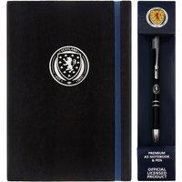 Scottish FA Scotland A5 Notebook & Pen Set in Navy