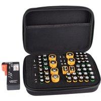 Venom Battery Storage Organiser Case with Charge Tester in Black