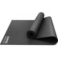 Core Balance Yoga Exercise Mat Foam 6mm Non Slip Pilates Gym Fitness Roll Up Carry Strap in Black