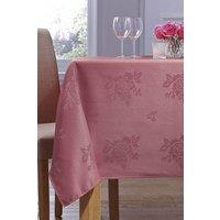 Martex Cezanne 100% Polyester Tablecloth - 137 x 178cm in Pink | Size: 137 x 178 cm