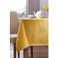 Martex Cezanne 100% Polyester Round Tablecloth - 178cm in Gold
