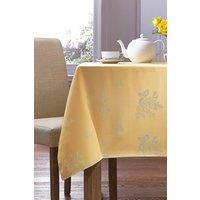 Martex Cezanne 100% Polyester Round Tablecloth - 178cm in Lemon