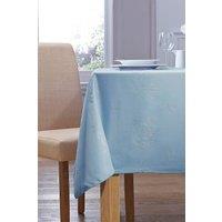 Martex Cezanne 100% Polyester Round Tablecloth - 89cm in Blue
