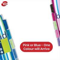 Pukka A5 Stripes Project Book Pink/Blue - Pack of 3