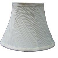 K LIVING 14" Mushroom Swirl Pleated Ceiling Table Lamp Shade - Cream in Ivory