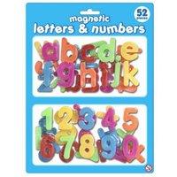 Kandy Toys Magnetic 52 Piece Plastic Letters & Numbers