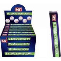 MY M.Y Table Tennis Balls Pack of 6 Balls