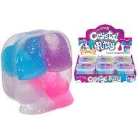 Kandy Toys Glitter Crystal Putty 4 In 1 Slime Fidget Toy