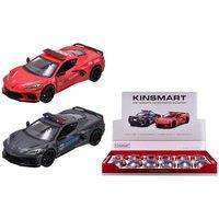 Kinsmart Die Cast 2001 Corvette Police / Firefighter Car 1:36 Scale