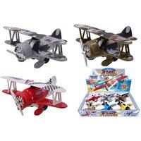 Kandy Toys Die Cast Classic Wing Plane (Colours Vary)