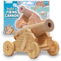 Fiesta Crafts Firing Wooden Cannon Craft Kit in Brown