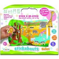 Fiesta Crafts Safari Stickabouts Reusable Stickers with no glue & no mess