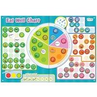 Fiesta Crafts Eat Well Magnetic Food Chart - Colour-coded Food Images