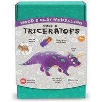 Fiesta Crafts Make a Triceratops Clay & Wood Modelling Kit