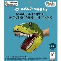 Fiesta Crafts T-Rex 3D Hand Puppet Craft Kit