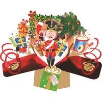 Suki Gifts 3D Pop Up Christmas Card - Nutcracker