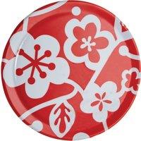 Orsina Reliable Melamine Red Plate - 140G, Subtle Melamine Build Dinner Plate For Kitchen, Everyday Use Plate