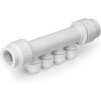 John Guest 22mm x 15mm 4 Port Manifold PEM522215W in White