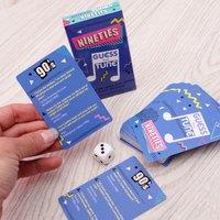Boxer Gifts Nineties Edition Guess That Tune - Music Trivia Game in Clear