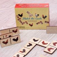 Boxer Gifts Match The Cocks Dominoes Game in Clear