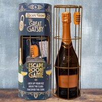 Boxer Gifts The Great Gatsby Wine Escape Room Game - Brain Teaser Puzzle Box for Adults
