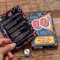 Boxer Gifts How 80s Are You? 80s Trivia Card Game in Clear