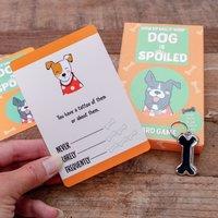 Boxer Gifts Is Your Dog Spoiled - Card Game For Dog Owners in Clear