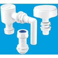 McAlpine BL30-3/4 3/4" BL30 Kit Complete comprising R30, R31 & R33 Fitting in White