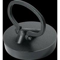McAlpine BP4H Black 1.5" PVC Plug with Handle - Plumbing Accessory