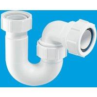 McAlpine BT4 50mm Water Seal Tubular Swivel 'P' Trap with 1.25" Multifit Out in White