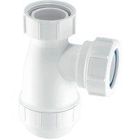 McAlpine E10 50mm Water Seal Bottle Trap with 1.25" Multifit Outlet in White