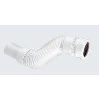 McAlpine FLEXCON5 1.25" Flexible Fitting - Universal x Plain Spigot in White