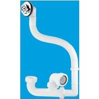 McAlpine FSK10 50mm Seal Bath Trap with Flexible Overflow in White