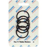 McAlpine CARD-24 Five 1.25" Rubber Washers - RW1 x 5 in Black