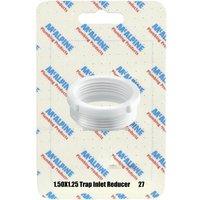 McAlpine CARD-27 1.5" x 1.25" Trap Inlet Reducer - T16 in White