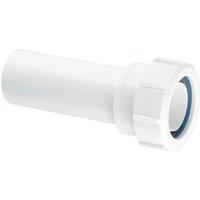 McAlpine Straight Connector Multifit x Plain End 32mm MS18L in White