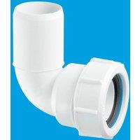 McAlpine MT4L 1.5" 90 Multifit Bend x Plain End in White