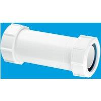 McAlpine MT18E 1.5" Multifit Adjustable Straight Connector in White