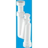 McAlpine OBT1V Offset Anti-Syphon Basin Trap in White