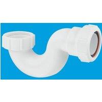 McAlpine Q10 1.5" 19mm Water Seal Multifit Outlet Bath Trap in White