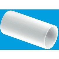 McAlpine R1 3/4" Straight Overflow Connector in White