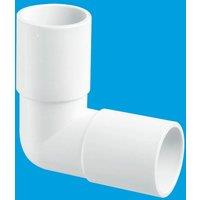 McAlpine R2 3/4" 90 Overflow Bend in White