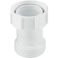 McAlpine S12A-3 1.25" BSP x 3" length Female x BSP Male Coupling in White