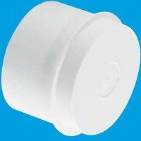 McAlpine S23M 1.25" Multifit Blank Cap without nut in White