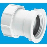 McAlpine S29 1.25" Straight Connector - Multifit x BSP Female thread in White