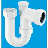 McAlpine SA10V 1.25" 75mm Water Seal Tubular Swivel Anti-Syphon (Silentrap) in White